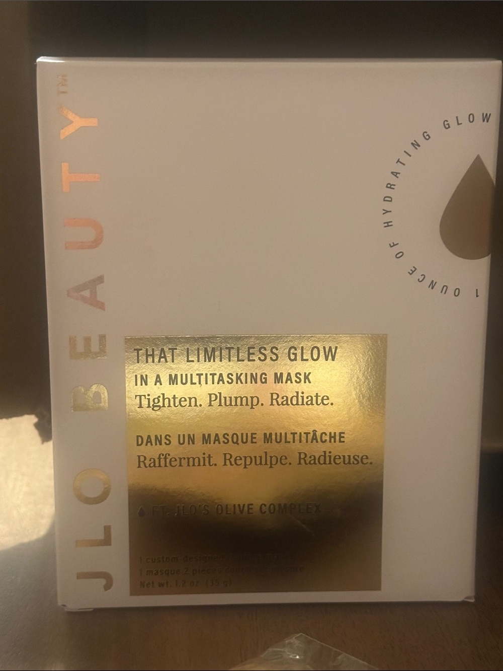 🆕 JLO Beauty That Limitless Glow Sheet Mask - 2 piece mask